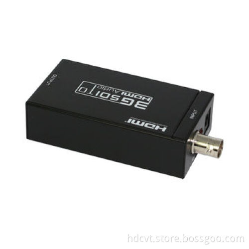 Mini 3G SDI to HDMI Converter, Equalized and Re-clocked Loop Output